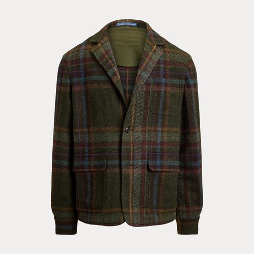 Blazer en tweed à carreaux Tailored Fit - Polo Ralph Lauren - Modalova