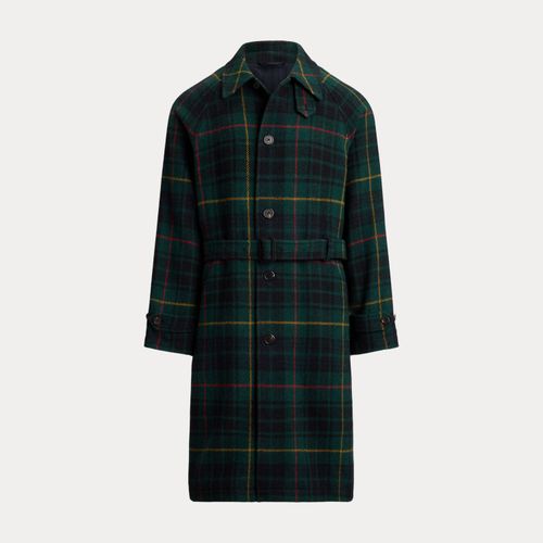 Trench Balmacaan en tweed écossais - Polo Ralph Lauren - Modalova