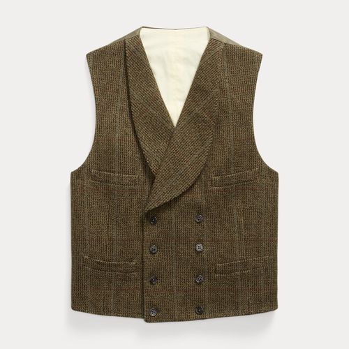 Gilet en tweed pied-de-poule - Polo Ralph Lauren - Modalova