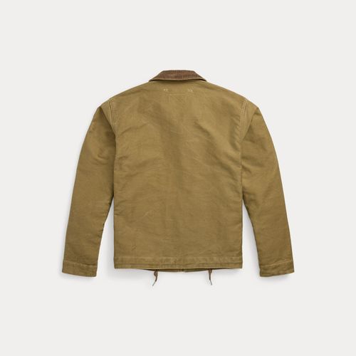 Veste marine en coton col velours côtelé - RRL - Modalova