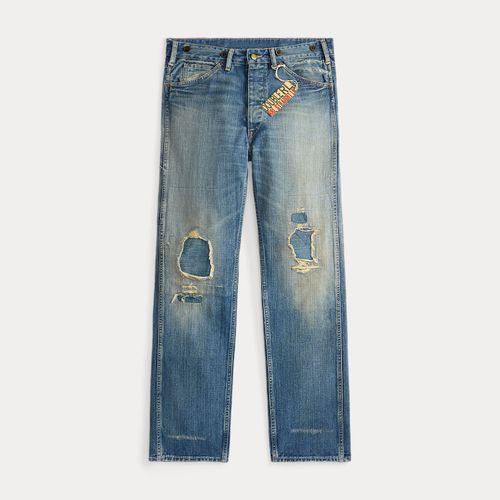 Jean droit Eastborough patiné - RRL - Modalova