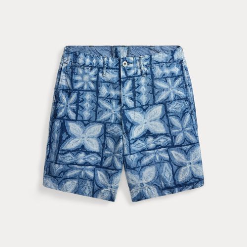 Short d'officier en lin et coton indigo - RRL - Modalova