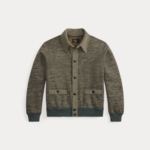 Cardigan en coton mélangé chiné - RRL - Modalova