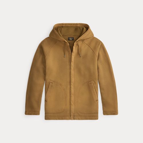 Sweat à capuche zippé teint en pièce - RRL - Modalova
