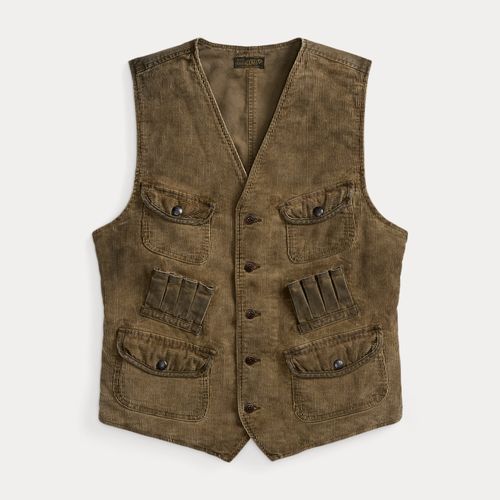 Gilet utilitaire en velours côtelé - RRL - Modalova
