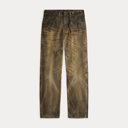 Pantalon de travail droit toile patinée - RRL - Modalova