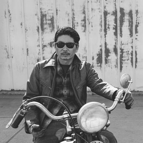 Veste en cuir - RRL - Modalova