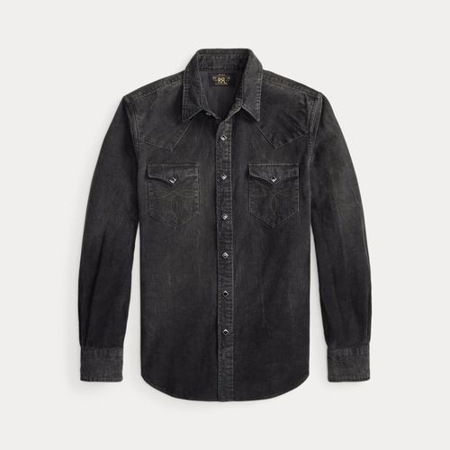 Chemise western cintrée velours côtelé - RRL - Modalova