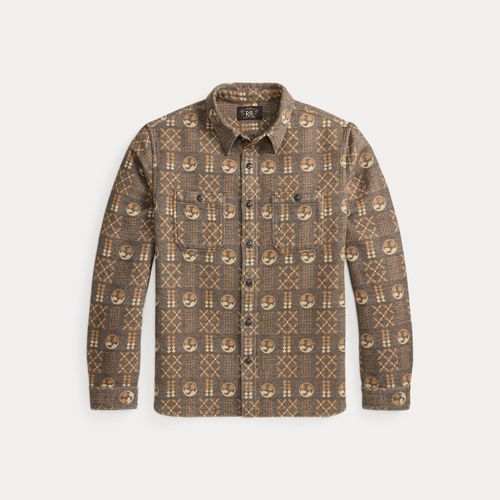 Chemise workwear géométrique en jacquard - RRL - Modalova