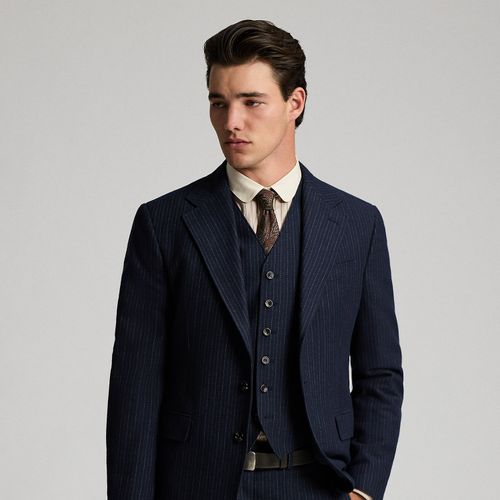 Veste de costume en sergé milleraies - RRL - Modalova