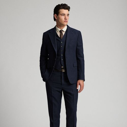 Pantalon de costume en sergé milleraies - RRL - Modalova