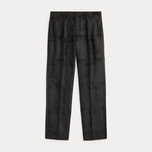 Pantalon de smoking slim western en soie - RRL - Modalova