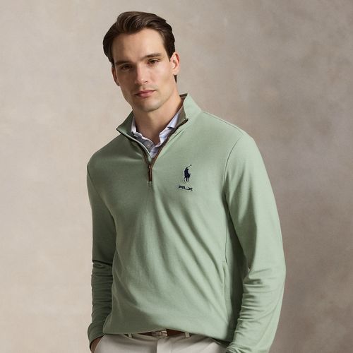 Pull demi-zippé piqué - RLX - Modalova