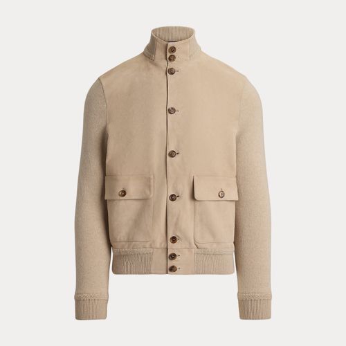 Cardigan en cachemire et daim - Purple Label - Modalova