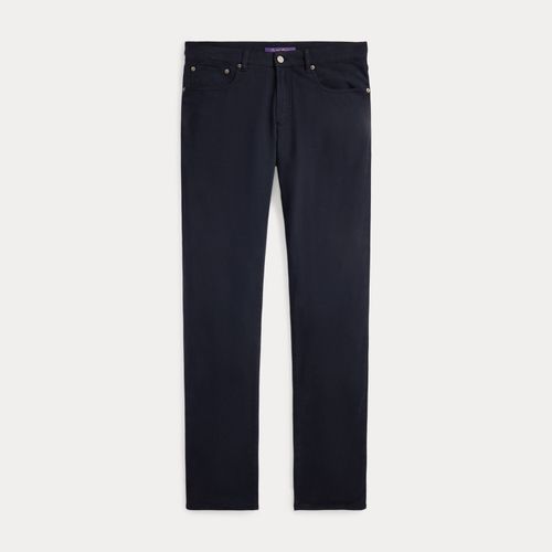 Pantalon Slim Fit en sergé stretch - Purple Label - Modalova