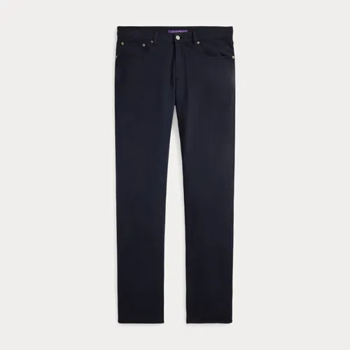 Pantalon Slim Fit en sergé stretch - Purple Label - Modalova