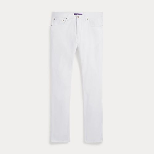 Pantalon Slim Fit en sergé stretch - Purple Label - Modalova