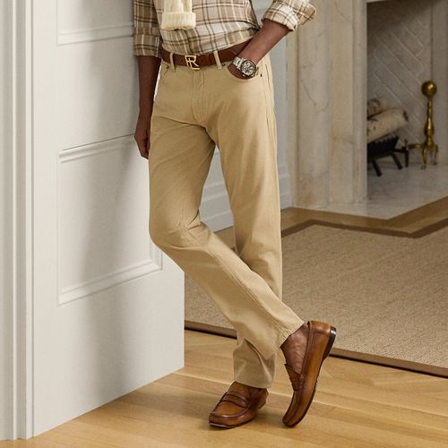 Pantalon Slim Fit en sergé stretch - Purple Label - Modalova