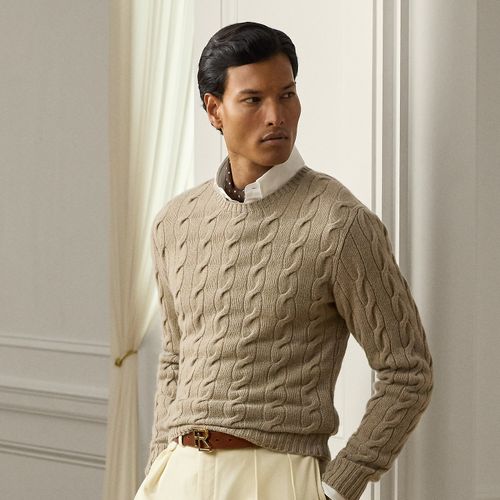 Pull en cachemire torsadé - Purple Label - Modalova