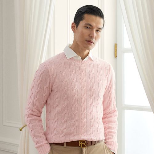 Pull en cachemire torsadé - Purple Label - Modalova