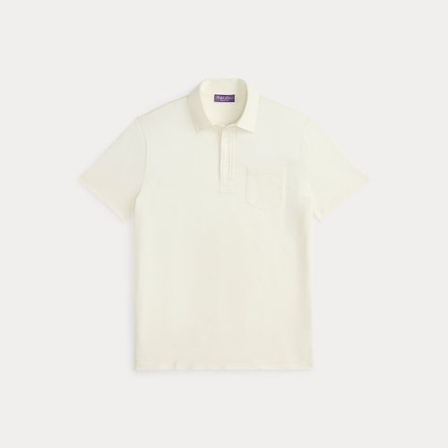 Polo en piqué de coton et de cachemire - Purple Label - Modalova