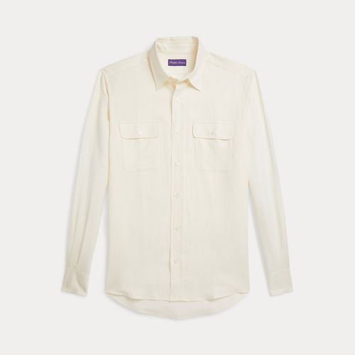 Chemise en soie et lin - Purple Label - Modalova