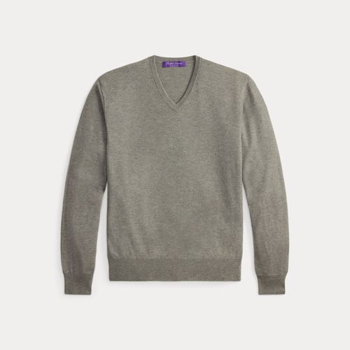 Pull col en V cachemire - Purple Label - Modalova