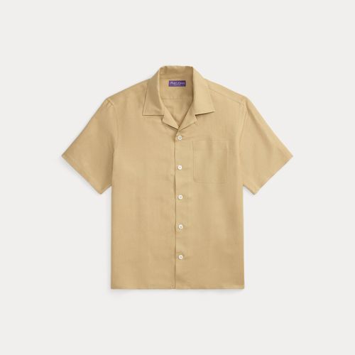 Chemise camp en soie et lin - Purple Label - Modalova