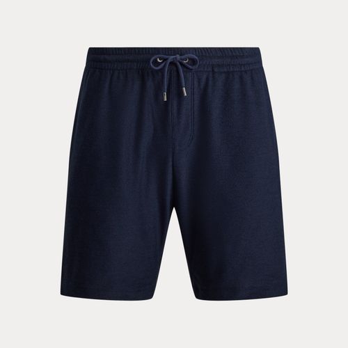 Short en molleton éponge et soie - Purple Label - Modalova