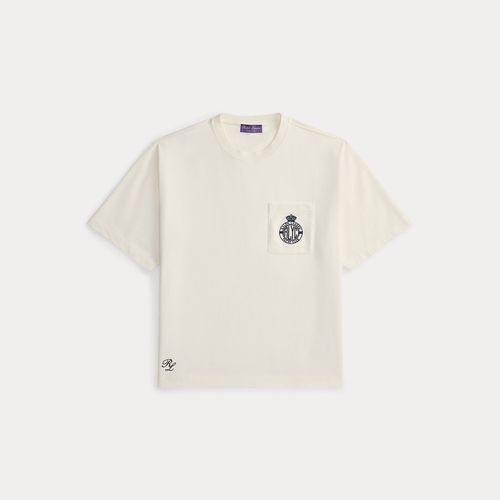 T-shirt Relaxed Fit à écusson brodé - Purple Label - Modalova