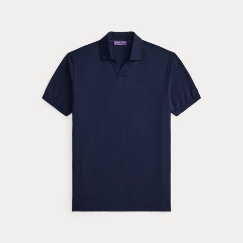 Polo en piqué de coton et de cachemire - Purple Label - Modalova