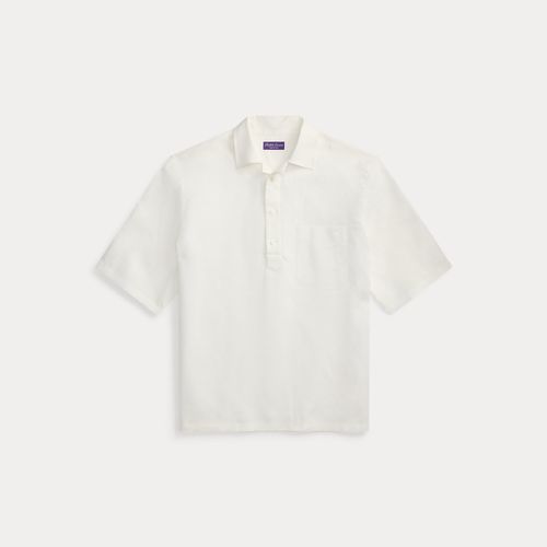 Chemise Relaxed Fit à enfiler en lin - Purple Label - Modalova