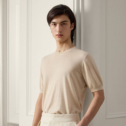 Pull en cachemire à manches courtes - Purple Label - Modalova