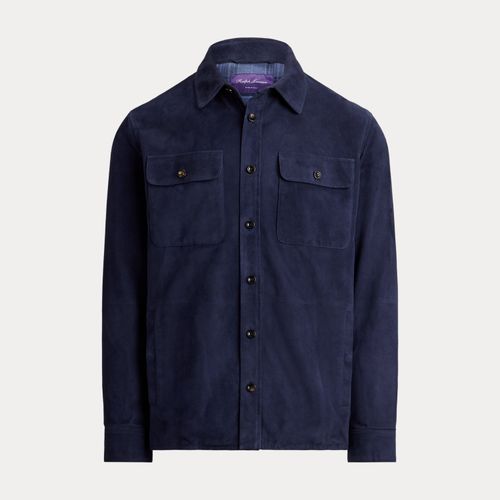 Surchemise Calloway en daim - Purple Label - Modalova