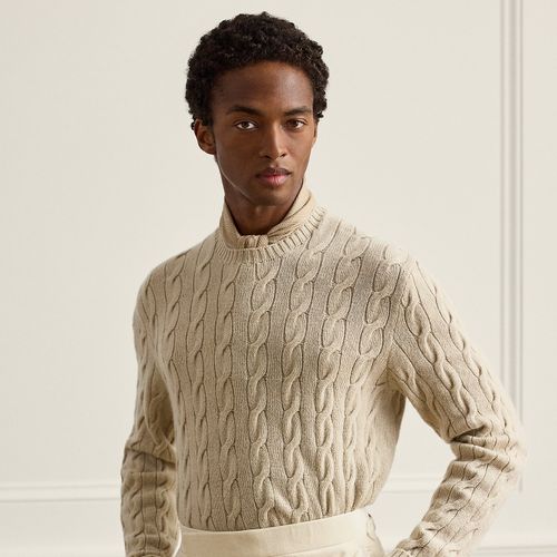 Pull en cachemire torsadé - Purple Label - Modalova