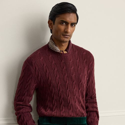 Pull en cachemire torsadé - Purple Label - Modalova