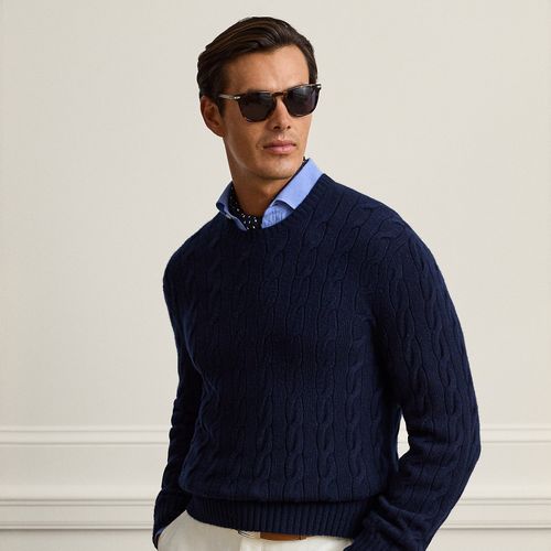 Pull en cachemire torsadé - Purple Label - Modalova