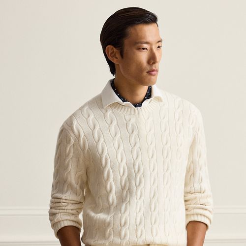 Pull en cachemire torsadé - Purple Label - Modalova