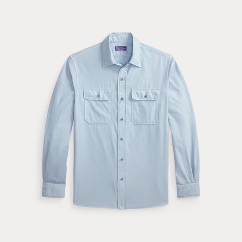 Chemise en tweed teinte en pièce - Purple Label - Modalova