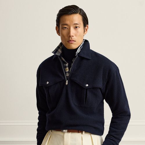 Pull tricoté en sergé de cavalerie - Purple Label - Modalova