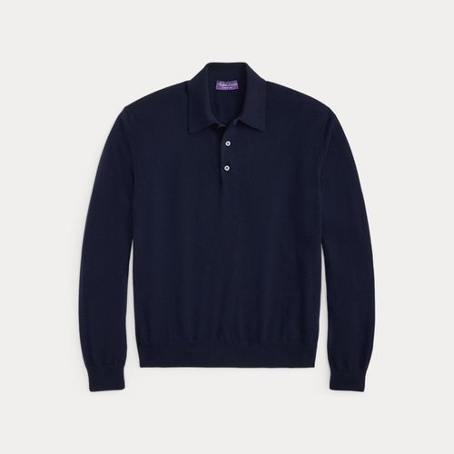 Pull col polo en cachemire - Purple Label - Modalova