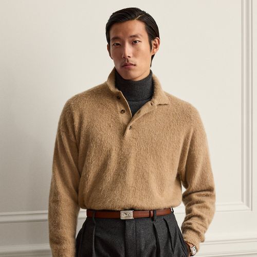 Pull Relaxed Fit en cachemire et laine - Purple Label - Modalova