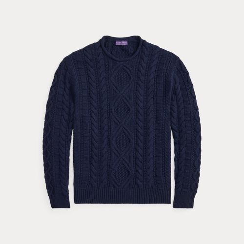 Pull en tricot d'Aran en cachemire - Purple Label - Modalova