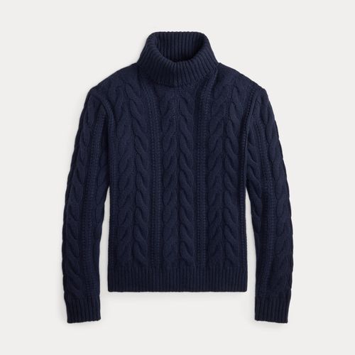 Pull à col roulé en cachemire torsadé - Purple Label - Modalova