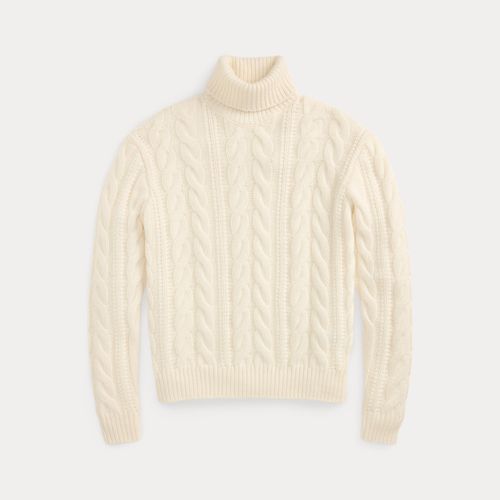 Pull à col roulé en cachemire torsadé - Purple Label - Modalova