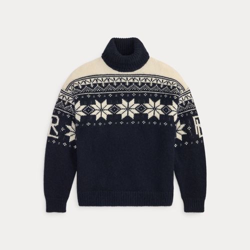 Pull col roulé en cachemire et mohair - Purple Label - Modalova