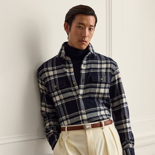 Chemise écossaise en flanelle - Purple Label - Modalova