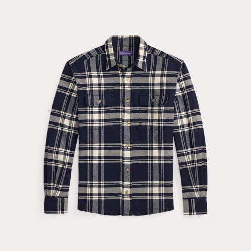 Chemise écossaise en flanelle - Purple Label - Modalova