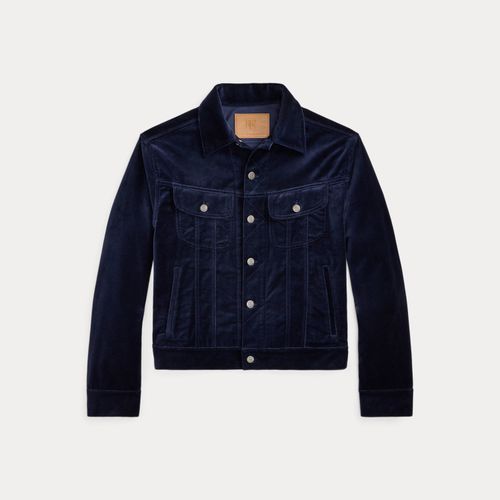 Veste trucker en velours - Purple Label - Modalova