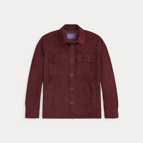 Surchemise Calloway en daim - Purple Label - Modalova